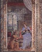 Domenico Ghirlandaio Annunciation oil painting artist